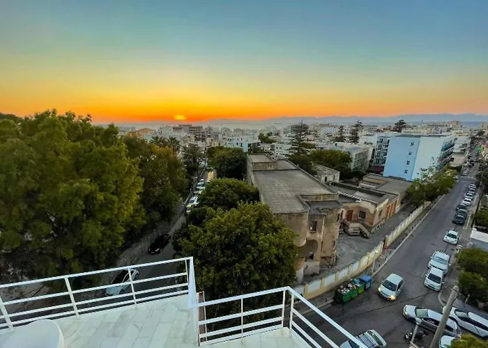 Panoramic View - Penthouse * Rhodes City