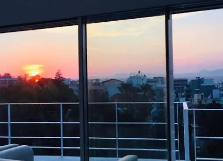 아파트 Panoramic View - Penthouse Rhodes City